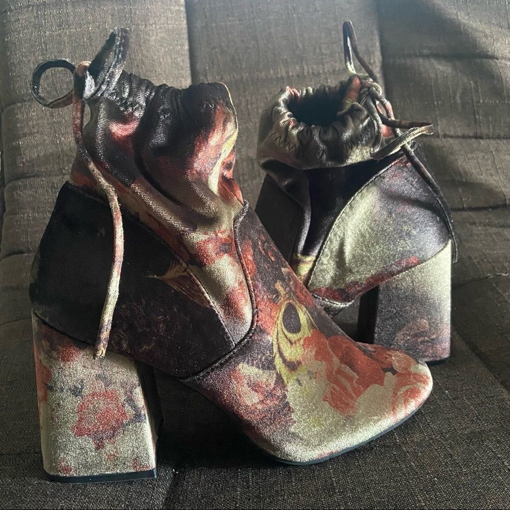 A NEW DAY Target Maria Multicolored Block Sock Booties - Picture 6 of 9